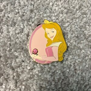 Princess Aurora Official Disney Trading Pin. October Birthstone Flower. 2004.